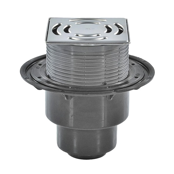 Трап рег верт/вып сух/затв Дн50/75/110 нерж/реш 138х138 HL HL3100Pr