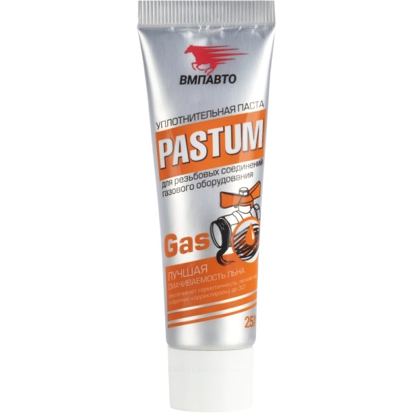 Паста для пропитки льна 25гр тюбик газ PASTUM gas 8201