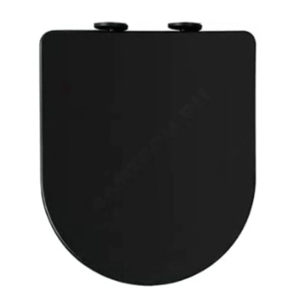 Сиденье д/унит Circulo дюр микр черн Selena C101NM