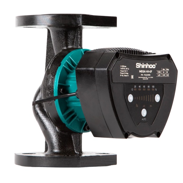 Насос циркул MEGA 40-6F PN10 230В Shinhoo 71121005