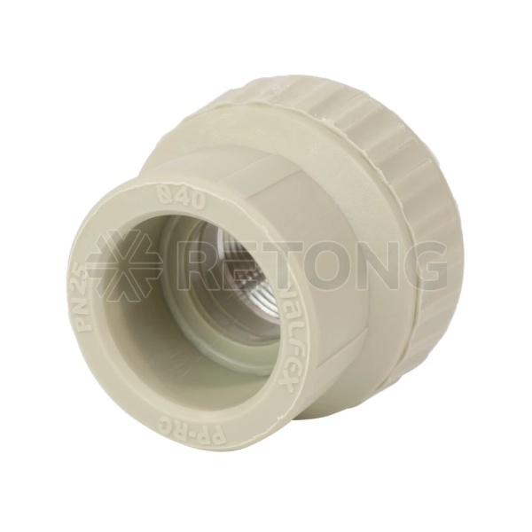 Муфта PP-R сер комб Дн25х1" ВР VALFEX 10129225Г