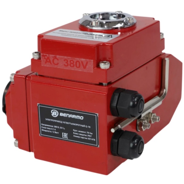 Электропривод QB-250 380В F07/F10/F12 22х22/17х17 Benarmo