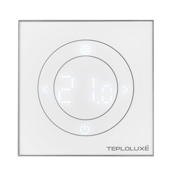 Терморегулятор электронный Теплолюкс Solus Zen Wi-Fi белый/серебро