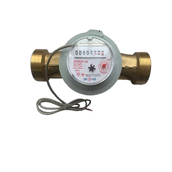 Счетчик г/в х/в имп Ду32 90С ЭКОМЕРА Э-32ОУИ-160-СК