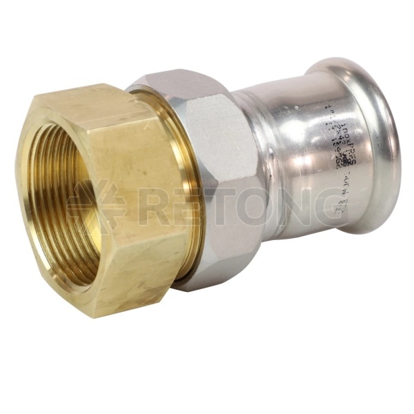 Муфта разъем нерж AISI316L Дн28х3/4" Ру16 пресс/ВР Inoxpres RM 184028343