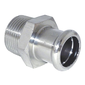 Муфта нерж AISI316L Дн22х3/4" Ру16 пресс/НР Inoxpres RM 187304022
