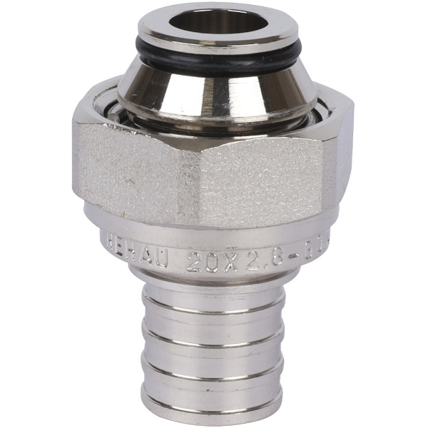 Переходник, НГ, 20, 3/4", никелированная DZR