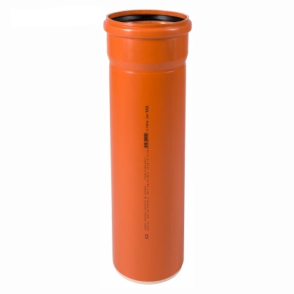 Труба НПВХ кор б/н Дн160х4,0 L=4,0м в/к SN4 KGEM Ostendorf 222040