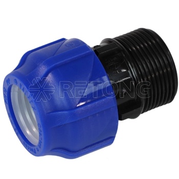 Муфта компресс ПЭ Дн63х2" НР Ру16 VALFEX 121001163200