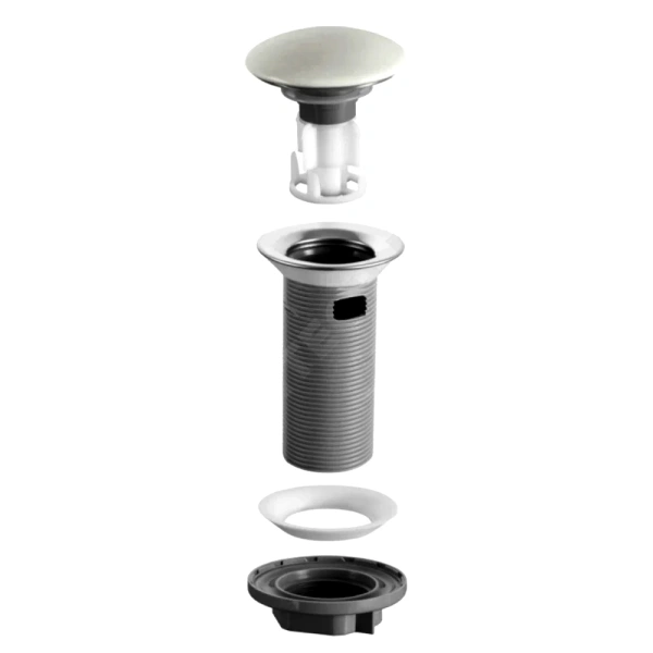 Клапан донный умыв с/пер 1 1/4" пласт керам бел Santek 1.WH50.1.800