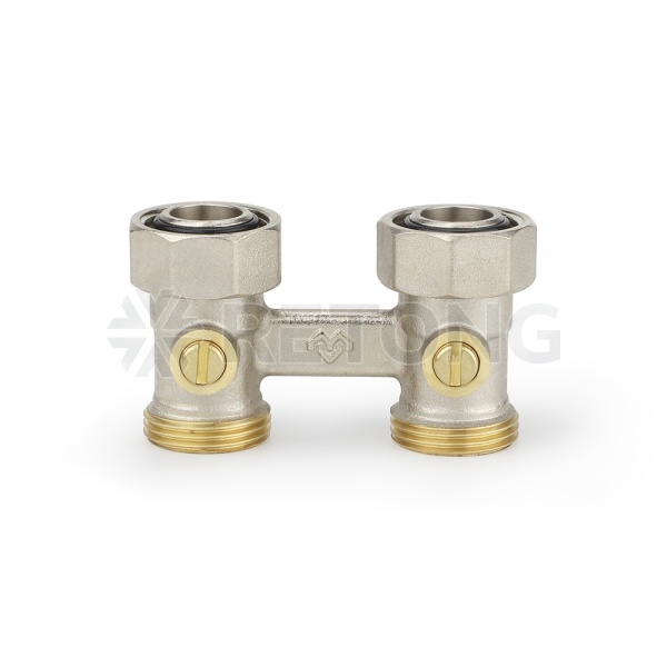Узел нижнего подключения Varmega VM14111 3/4" НР-ВР, прямой, для двухтрубных систем