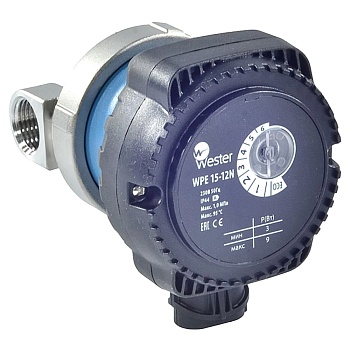 Насос циркул ГВС WPE 15-12N PN10 230В Wester 0-18-0098