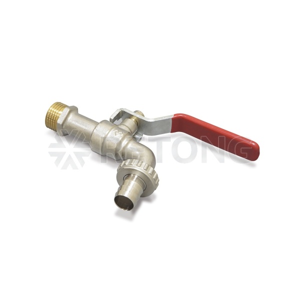 Кран шаровый водоразборный со штуцером Varmega Classico VM02801 1/2", НР-штуцер, ручка-рычаг