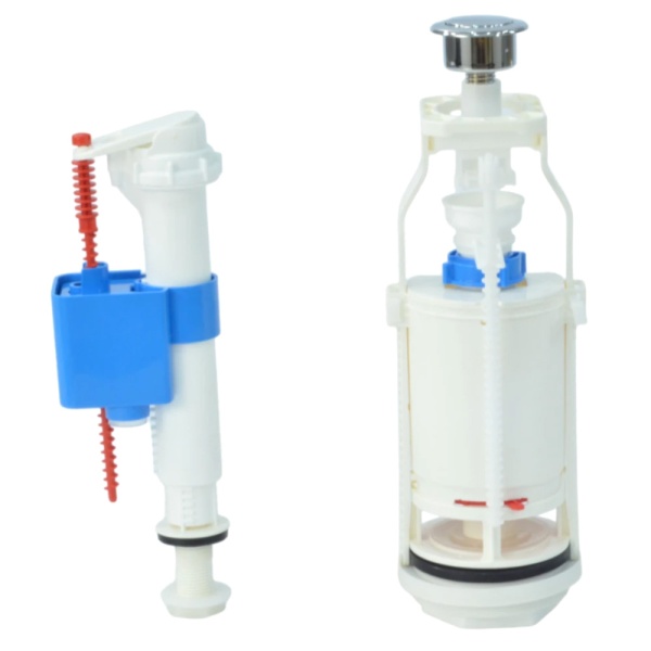 Арматура д/бачка набор 1/2" пл/ш н/под хр кноп 1реж АНИ Пласт WC8510C