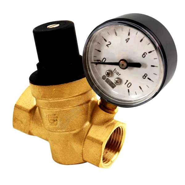 Регулятор давл мемб РДФ R202 Ду20 Ру16 м/м Рн1-6 с маном SantechSystems