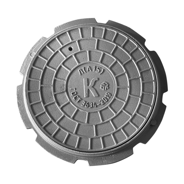 Люк чуг канализ (К) кругл Л(легкий) А15 Л(А15)-1-60 ГОСТ 3634 ДПК