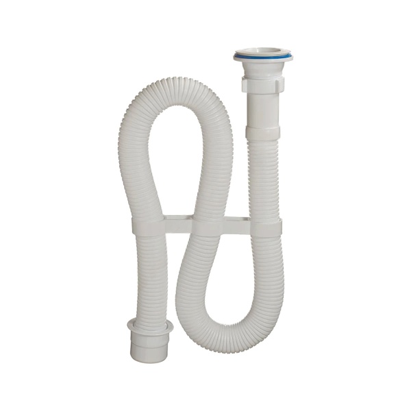 Сифон умыв/мойка гофр 1 1/2"x40 пер 50 L=1000мм пласт/сетка Орио АС-7011