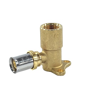 Водорозетка МП/PE-X пресс лат Дн20х1/2" ВР Giacomini RM139Y037