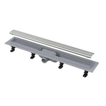 Лоток душев гор/вып комб/з Дн40 850х60 нж/реш мат Alca AG100201850