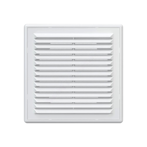 Решетка вентиляц пласт 150х150 разъемная разъем бел AURAMAX A1515R