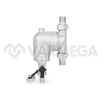 Cетчатый промывной поворотный фильтр Varmega VM21811, 1/2" с разъемным соединением, хромированный