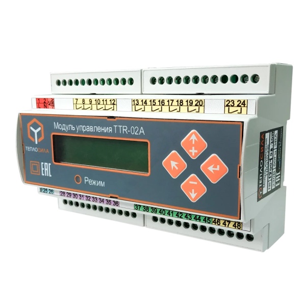 Модуль управления TTR двухконтурный 230В Теплосила TTR-02A-230