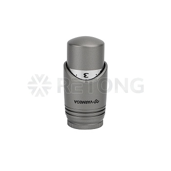 Термостатическая головка (термостат) Varmega VM11203, жидкостная, M30х1.5, серая