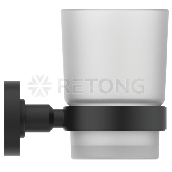 Стакан IOM с держат черн мат Ideal Standard A9120XG