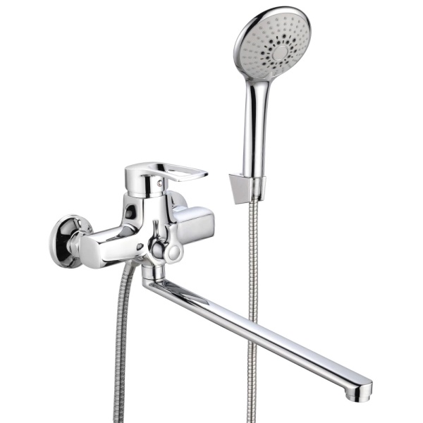 Смес/ванна ПСМ-777-017 однор дл/изл плоск Lобр в/к ПЛЮС Профсан PSM-777-017