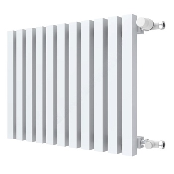 Радиатор трубч QUADRUM 60V 1-1750 4 секц бок/п ВР 1/2" RAL1Т104S9016 КЗТО