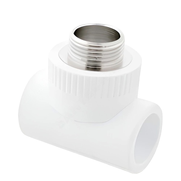 Тройник PP-R бел комб Дн32х1/2" НР РосТурПласт 10758