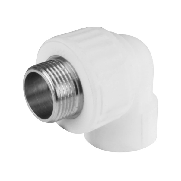 Угольник PP-R бел комб Дн32х1" НР PRO VALFEX 10126032-PRO