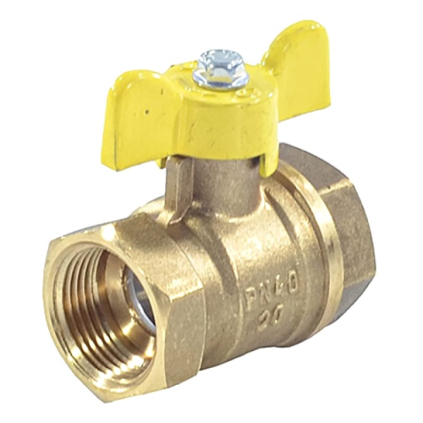 Кран шар лат газ 11Б27фтМ Ду32 Ру40 м/м полн баб VALFEX VF.277.LB3.114