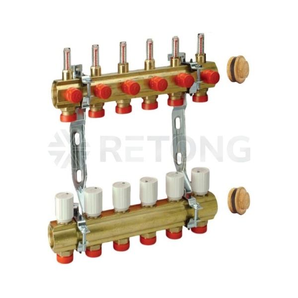 Группа коллект лат расход 1" м/м 8в 3/4" ЕК н/р Giacomini R553KY068