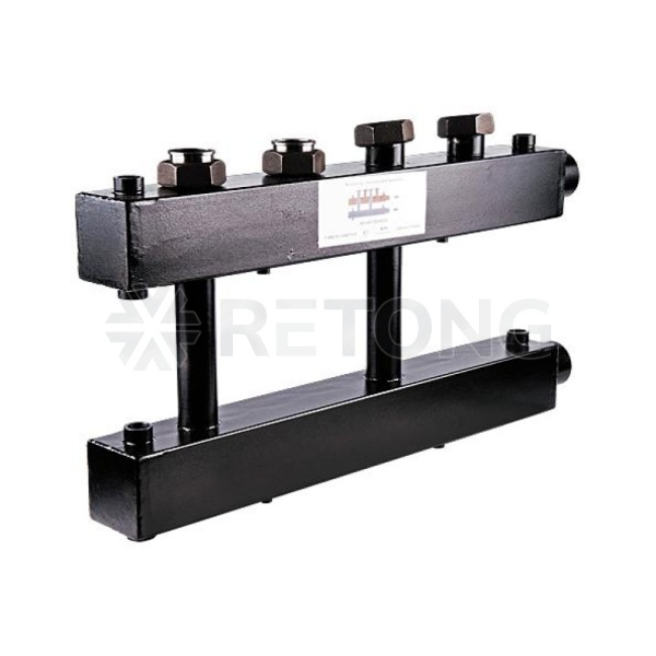 Коллектор д/котел 360кВт 1 1/2" вн/р 5к 1 1/2" нак/г 125мм ASKON 40F/125/40/5D