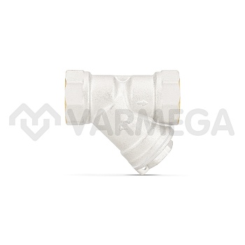 Косой фильтр механической (грубой) очистки Varmega VM04105, 1 1/2", ВР-ВР, никелированный
