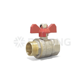 Кран шаровый Varmega Classico VM00503 1" НР-ВР, полнопроходной, ручка-бабочка