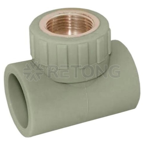 Тройник PP-R сер комб Дн20х1/2" ВР VALFEX 10127020Г