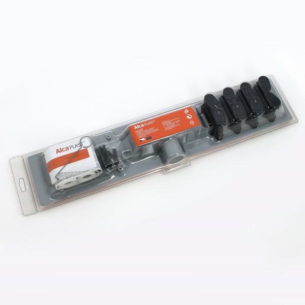 Лоток душев гор/вып комб/з Дн40 550х60 нж/реш мат Alca AG100401550
