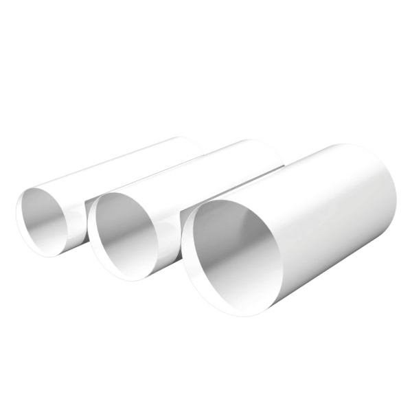 Воздуховод круг пласт D125 L=1000 Эра 12,5ВП1