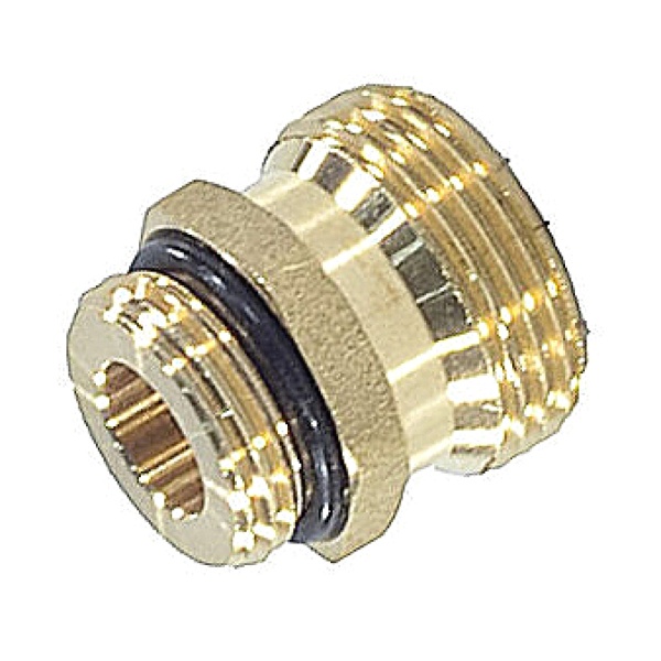 Штуцер перех лат 1/2"x3/4" ЕК д/клап коллект Апогей 310011