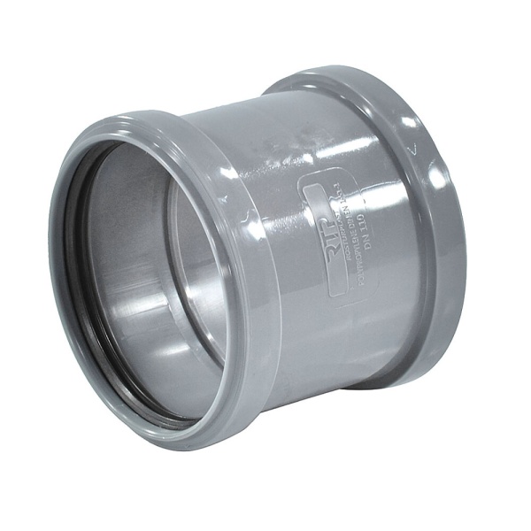 Труба PP-H сер б/н Дн50х1,8 L=0,25м в/к РосТурПласт 37640