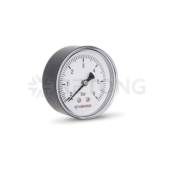 Манометр аксиальный Varmega VMMT08-630602, диаметр 63 мм, 6 бар, 1/4"