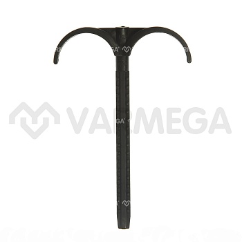 Двойной крюк с дюбелем Varmega VM36202 для двух труб