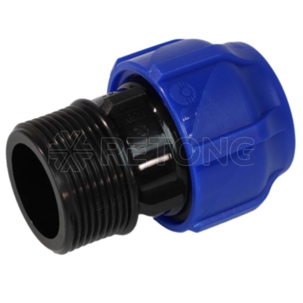 Муфта компресс ПЭ Дн25х3/4" НР Ру16 VALFEX 121001125034