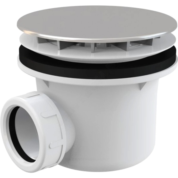 Сифон д/поддона h=84мм 1 1/2"x90/40 хром Alca A49CR