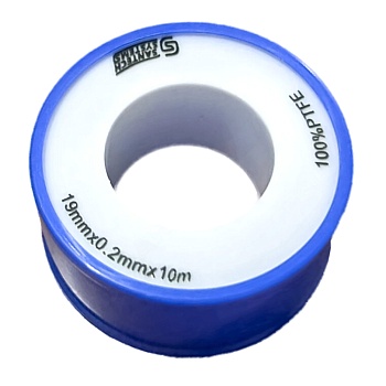 Лента ФУМ PTFE катушка 10ммх0,075ммх8м вода FU10 SantechSystems