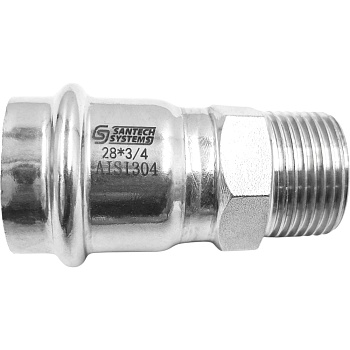 Муфта нерж AISI304 Дн22х1/2" пресс/НР FS143 SantechSystems