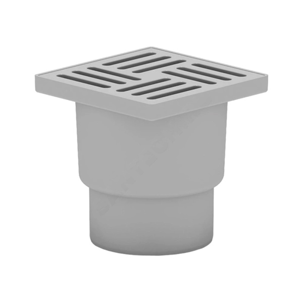 Трап нерег верт/вып гидр/затв Дн110 пласт/реш 150х150 АНИ Пласт TA1210