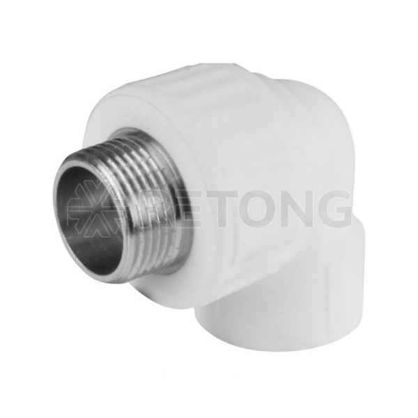 Угольник PP-R бел комб Дн25х3/4" НР PRO VALFEX 10126025-PRO